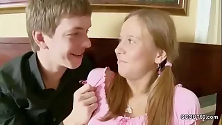 Caught Petite Step-Sister and Show how succeed in pregnant